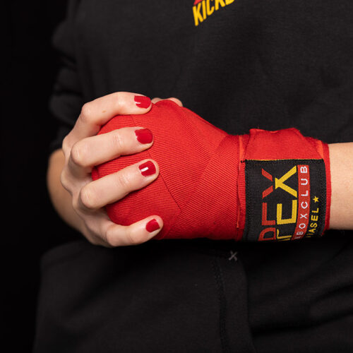 Boxbandagen rot - Kickboxclub APEX Shop