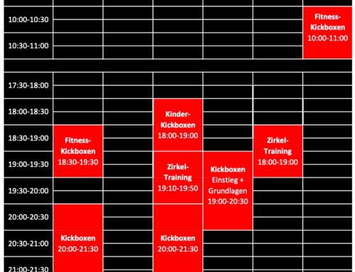 Stundenplan Sommerferien 2026